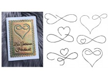 Stickserie - Unendliche Liebe Doodle